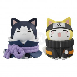 Naruto Mega Cat Project Trading figúrkas Naruto & Sasuke Limited Ver. 3 cm